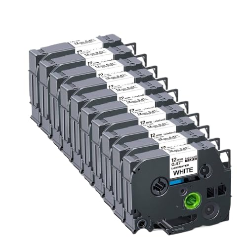 10pcs 231xe[v6mm 9mm 12mmxv^[fƌ݊̂PTH110 221 211 131 631 335At^[}[Pbg(10PK Black on White)