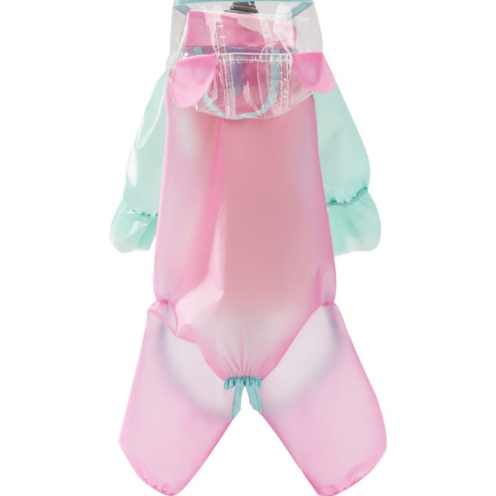 Impermeable para Perros, Impermeable for Perros de Cuatro Patas, Ideal for Cachorros pequeños, Ropa Impermeable for Todas Las Estaciones(Blue,S)