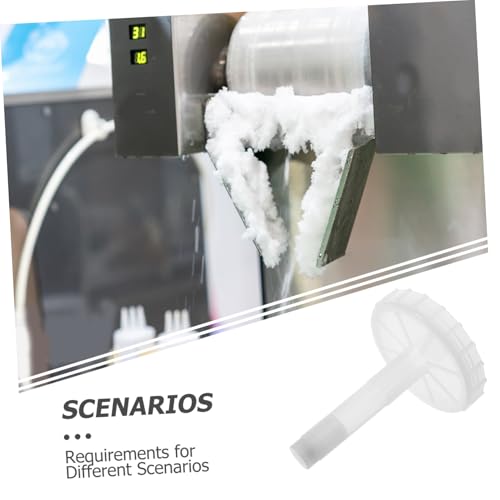 VALICLUD Smoothie Maker Feeding Connector 3L Ice Machine Accessories Sealing Ring Compatible Commercial Milk Shaver and Snow Flake Machines Easy to Install