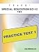 TExES Special Education EC-12 161 Practice Test 1