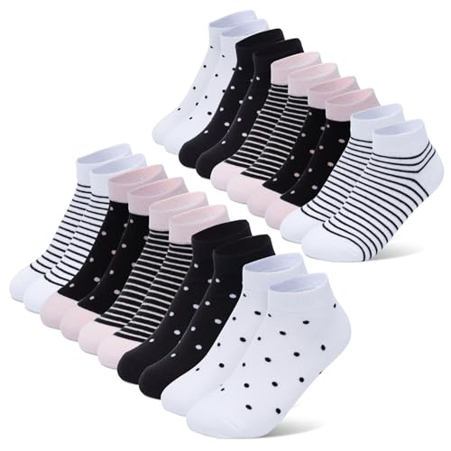 Falechay 10 Paar Kinder Sneaker Socken Mädchen Kindersocken Kurze Socken...