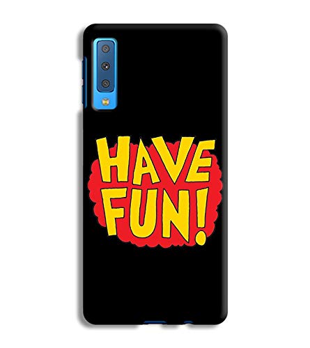PRINT VISA Have Fun Enjoy Black Messag Designer Printed Hard Back Case for Vivo S1 - Multicolor