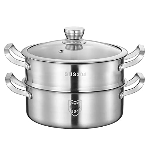 Marmite à vapeur 28 cm inox 304 : l'art de savourer des mantous et soupes maison