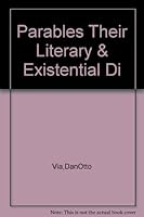 Parables Their Literary & Existential Dimension B000SMOP1A Book Cover