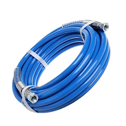 1 Unidad 7,5/10/13/15M tubería de Limpieza de Alta presión 5000Psi pulverizador sin Aire Pintura con Boquilla Pistola de pulverización Accesorios de Manguera de Limpieza de Agua (tamaño : 15M) Cover