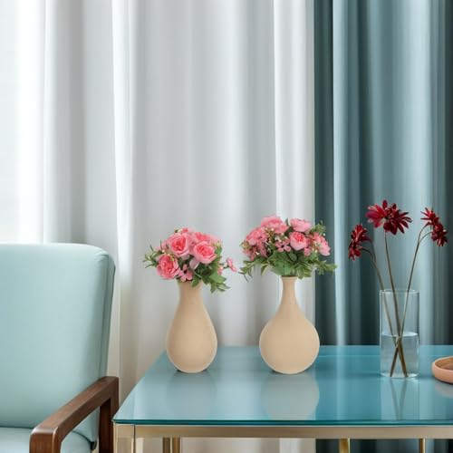 Vase en Bois Composite Minimaliste pour sublimer vos fleurs séchées sans eau - 7