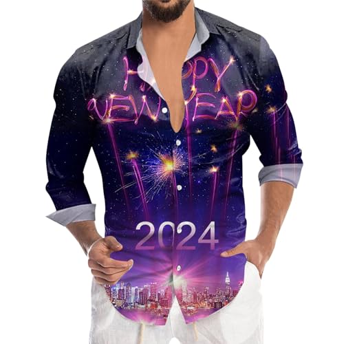 T-shirt manches longues homme imprimé numérique 3D confortable et mode