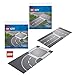 Produktbild LEGO City 60236 City Gerade und T-Kreuzung, bunt 60237 City Kurve und Kreuzung, bunt