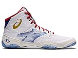 ASICS Men's JB Elite IV Wrestling Shoes, 12M, White/Rich Gold