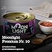 Moonlight Premium Nassfutter für Katzen, Nr.10 (24x80g Dose) - getreidefreie Rezeptur - Delikatesse im eigenen Saft - mit natürlichem Taurin, Thunfisch & Shirasu