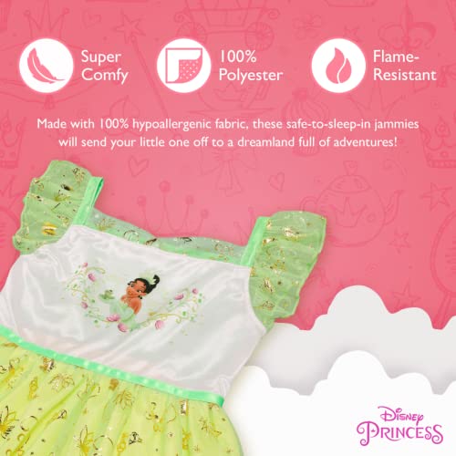 Disney Girls' Princess Fantasy Gown Nightgown, Love Princess Tiana, 6 #TOP2