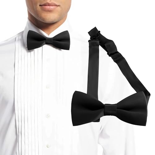DAISYSILK Silk Adjustable Pre-Tied Bow Tie for Men