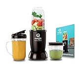 magic bullet theory PRAKTISCHES ZUBEHÖR – Der Multi Zerkleinerer kommt mit 3 Bechern, 2 passenden Trink-Ringen und Flip-Top Deckel, perfekt um gesunde Shakes unterwegs zu genießen.