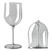 Elegant Portable Collapsible Wine Glass | Unbreakable, Shatterproof Clear Plastic Wine Glass | BPA FREE, Dishwasher Safe, Detachable Stem Wine Cup | Perfect for Camping, Outdoor, and Travel