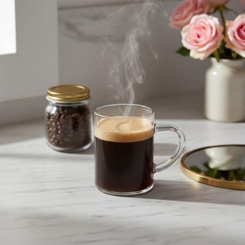 JUVITUS Set 2 Tazas de Vidrio Borosilicato 12 oz miniatura 5