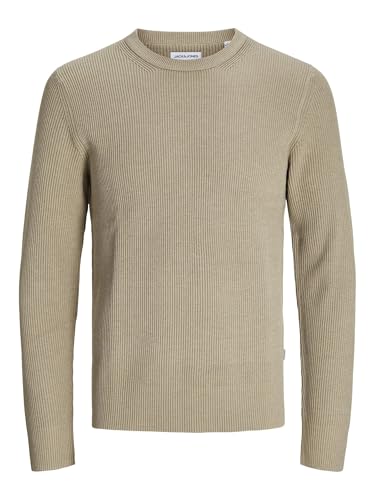 JACK & JONES Male Strickpullover Einfarbig Strickpullover