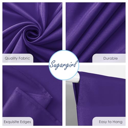 Cortinas Fondo Fotográfico Morado 5x7FT 2 Paneles miniatura 6