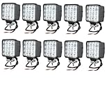 Tension: 9-30 V DC / Puissance LED : 48W (16 pcs x 3W)