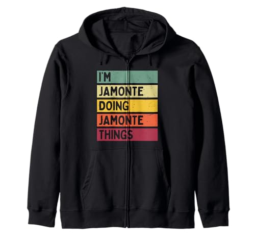 I'm Jamonte Doing Jamonte Things - Cita personalizada divertida Sudadera con Capucha