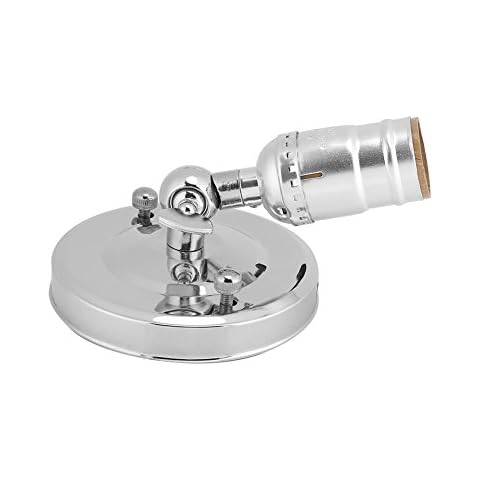 Soporte de luz retro E27 con interruptor para uso en el hogar y decoración Cover