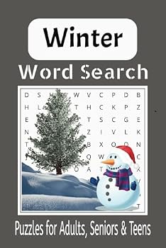 Winter Word Search Book: A Puzzle Book about Beauty of the Winter Season, Snowy Word Search Adventure and Magic of Winter