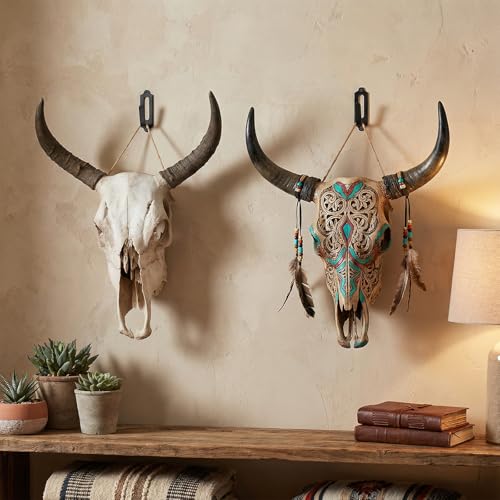16 Pack European Mount Skull Hanger, Heavy Duty Iron Euro Wall Mount Bracket with Screws & Anchors for Deer, Antelope, Coyote & Small Game Animals, Indoor Outdoor Use (Black) by xozeooeu - Image 7