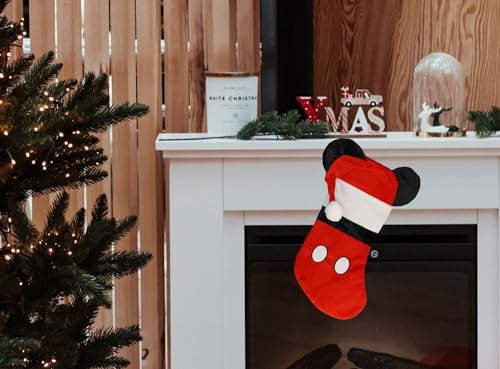 Media de Navidad para rellenar con regalos de Mickey Mouse para niños 6