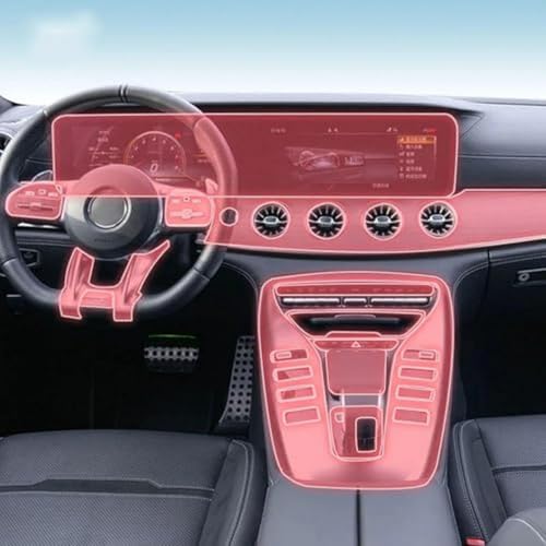 Película protectora de TPU caja de cambios Mercedes Benz AMG GT accesorio interior