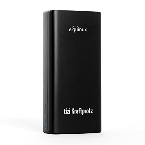 equinux Tizi Kraftprotz - Mobile High-Performance Battery, 3,1A Output, Optimized for iPhone, iPad and Smartphone