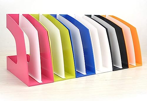 Range-revues vert porte-documents vertical pour trier les dossiers A4 - 3