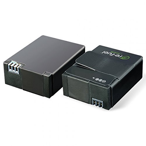 RE-Fuel by digipower 2X Akku mit je 1180mAh, 3.7V, langanhaltende Ersatzakkus für GoPro Hero3 & Hero3+ Cover