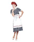 I Love Lucy Polka Dot Dress Adult Costume - Large