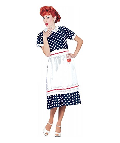 I Love Lucy Polka Dot Dress Adult Costume - Large