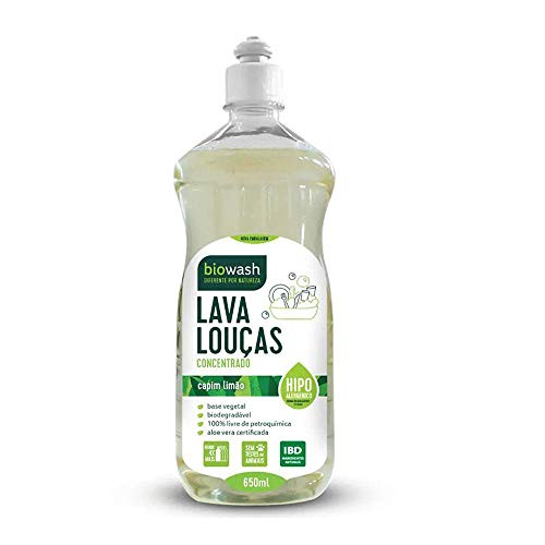 Bw Lava Louças Hipolargenico Capim Limão 650 Ml, Biowash
