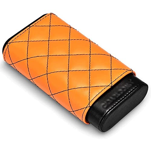ZUMAHA Humidor Scatola Scatola per sigari Portatile e Leggera, portasigari Foderato in Legno di Cedro, Tubo per sigari da Viaggio a 3 Dita, umidificatore per sigari per 3 sigari Personalizzato