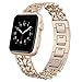Apple Watch Band, Aokay 38mm Stainless Steel Metal Cowboy Chain Band for Apple Watch Series 2 Series 1 38mm, Gold