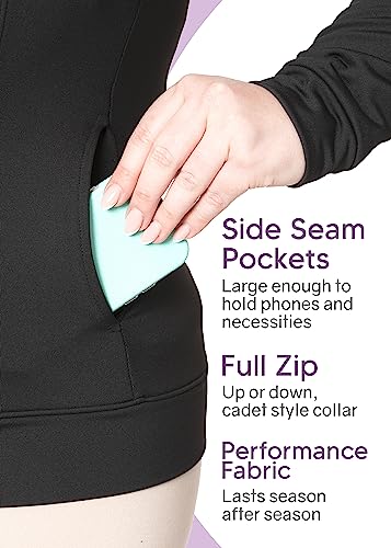 STRETCH IS COMFORT Girl’s Cadet Jacket and Jogger Sweatsuit Set | Child 4-164