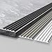 Aluminum Alloy Floor Transition Strip, Anti-Slip & Durable, Waterproof & Rust-Resistant, Easy Installation Ideal For Laminate, Wood, Carpet To Tile Transitions(Brass,106.3 * 1.6in)