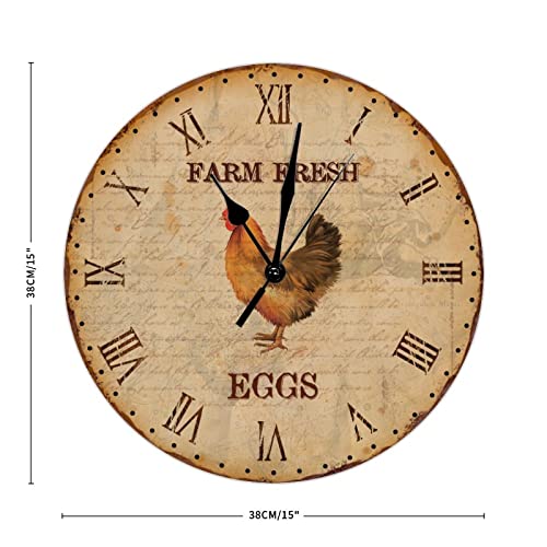 Horloge murale coq décorative pour rompre la monotonie - 3