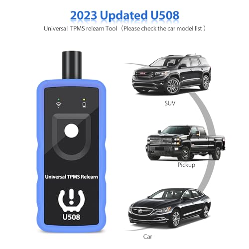 Trisco U508 Universal For Gm Jeep And Ford Chrysler Dodge Tire Pressure Monitor Sensor Tpms Reset Activation Tool 2024 Edition thumb #5