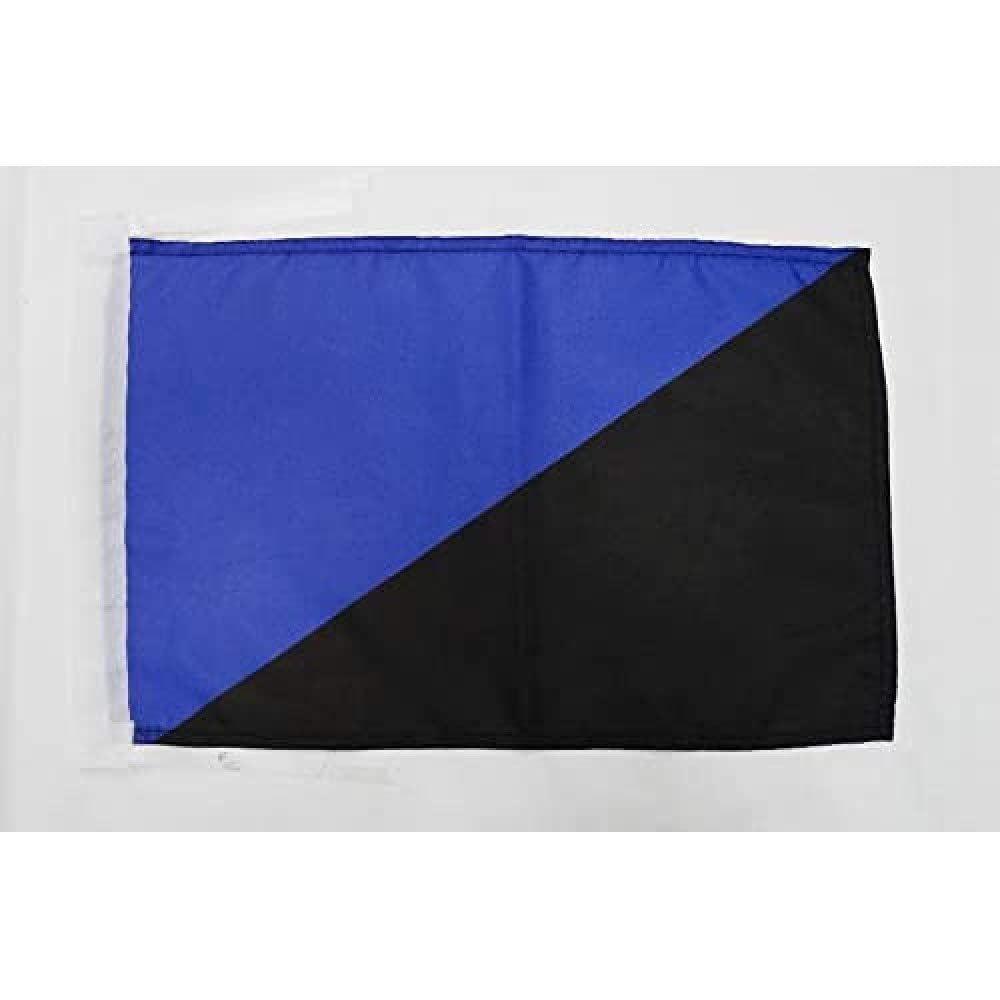 AZ FLAG Bandera de la Ciudad DE Barcelona 45x30cm - BANDERINA BARCELONESA 30 x 45 cm cordeles — view 140
