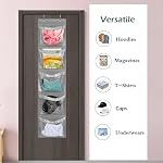 2 Pcs Day of Week Clothing Organizer Monday to Friday School Clothes Organizer for Kids Weekly Hanging Closet Organizer (GREY) - Image 4