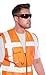 Portwest Tech Look Plus Eye Wear Protection Protective Glasses Goggles Spectacles ANSI/ISEA Z87.1, Smoke