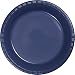 Creative Converting Touch of Color 20 Count Plastic Dinner Plates, Navy