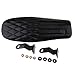 H HILABEE Langer Motorrad Cafe Racer Sitz Flachsattel mit Montagesatz 630mm