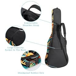 JRHEJTFZ Housse pour guitare acoustique de 1,9 cm d’épaisseur, étanche, durable et élégante, motif léopard rose, Multicolore 4., 42.9×16.9×4.7 in, Motif imprimé tendance - Les Beatles, Paul McCartney, John Lennon, RIngo Starr, George Harrison JRHEJTFZ Housse pour guitare acoustique de 1,9 cm d'épaisseur, étanche, durable et élégante, motif léopard rose, Multicolore 4., 42.9x16.9x4.7 in, Motif imprimé tendance – Image 3