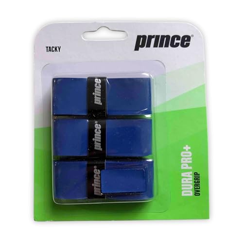 Prince Over Grip DuraSec Apro + 3 Unidades, Azul, One Size, 7h148220080 de BL