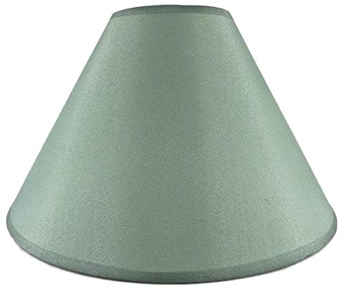 CT Lightning - Cylindrical Lampshade For Hanging or Table Lamps (9 Inches, 23 x 16 cm, Cotton), Black, green