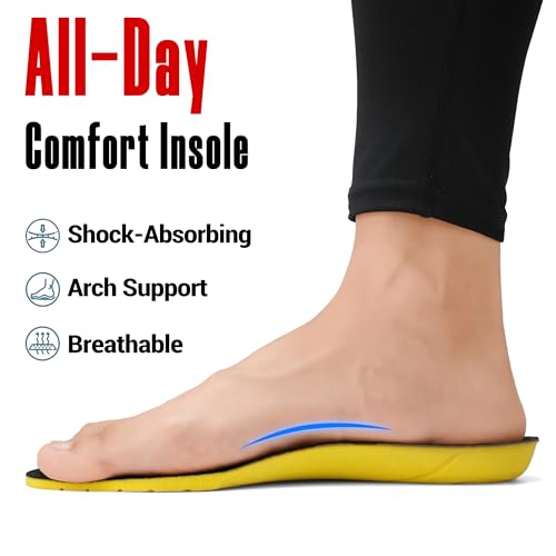 Image of Composite Toe Work Boots for Men and Women - Exceeds Steel Toe Protection, Quick Fit System, Kevlar Puncture-Resistant Midsole, S3 HRO Certified, Heat-Resistant, Waterproof, Rubber Slip-Resistant Outsole, Safety Shoes for Industrial & Welding Use