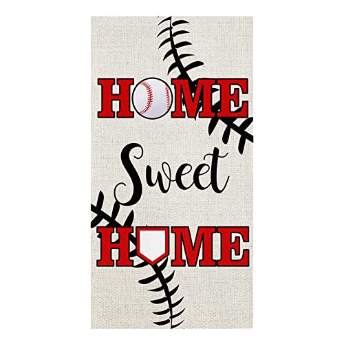 Rainbowday Cotton Kitchen Towels Super Soft Absorbent Kitchen Dish Towels For Drying Dishes/Hand/Tea/Bar Towels Baseball Sweet Home Cleaning Kitchen Towels 1 Pack, 18X28 Inch #TOP5